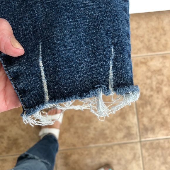 Pistola Denim Jeans EUC Distressed Raw Hem - Picture 7 of 9